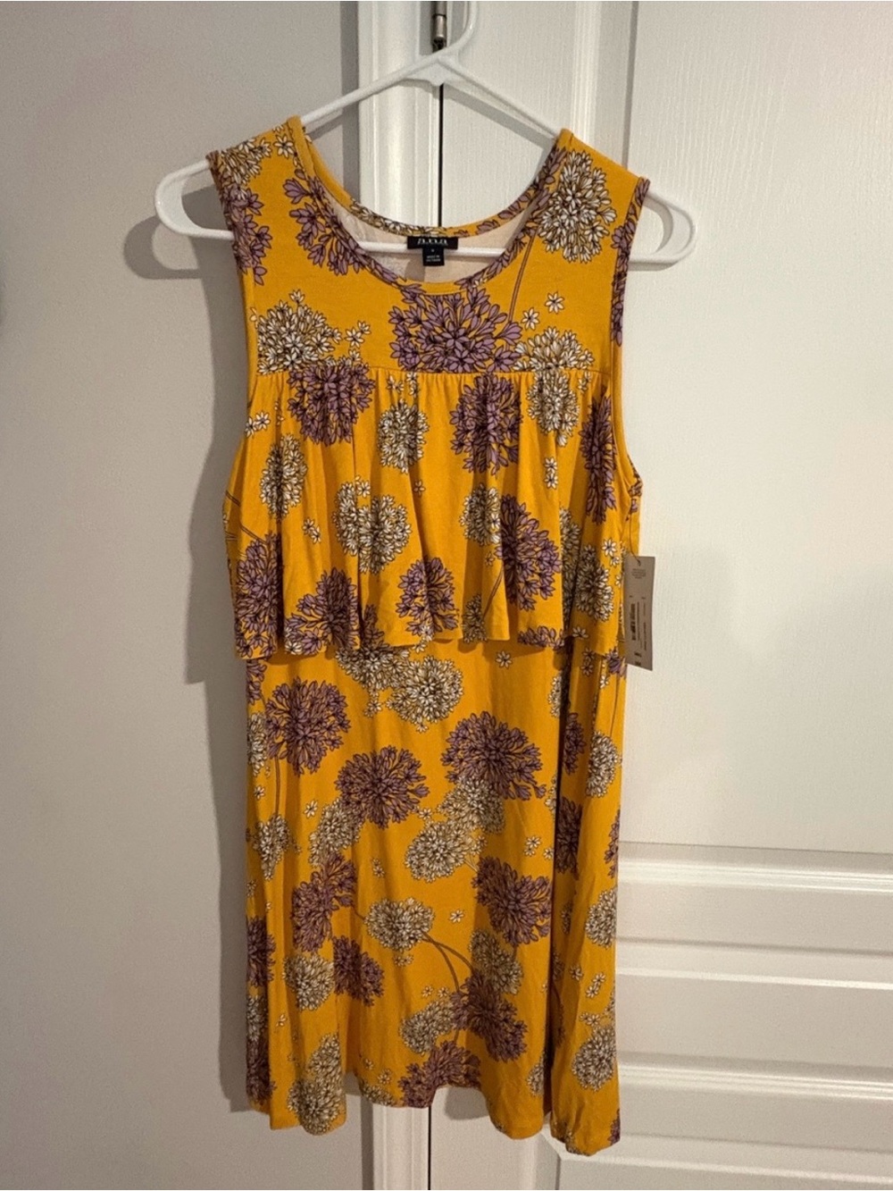 a.n.a Yellow Floral Dress